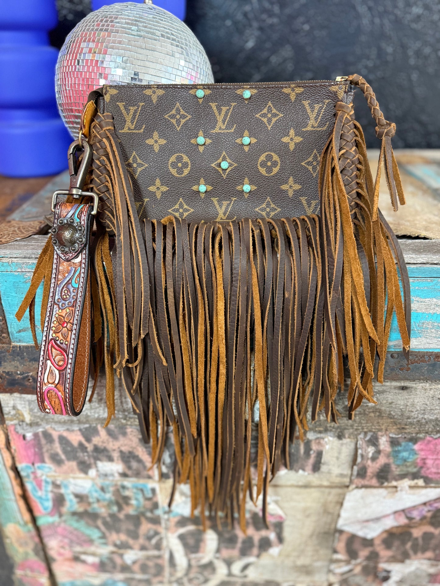 Pouchette Wristlet | Custom strap 🤎