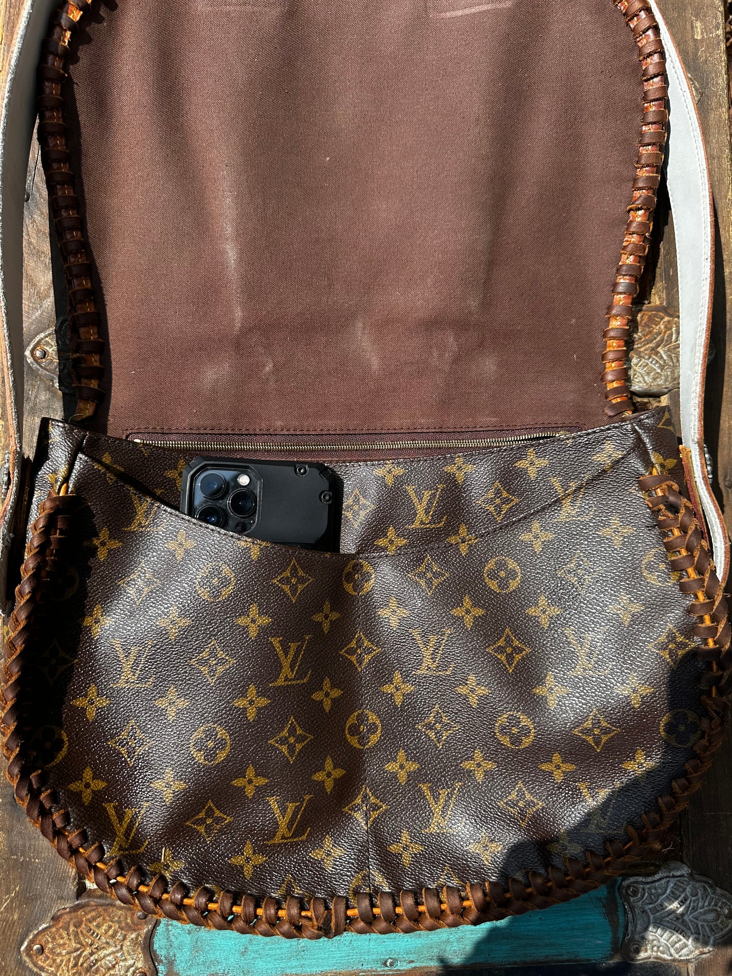 The Swoon Crossbody with custom strap!
