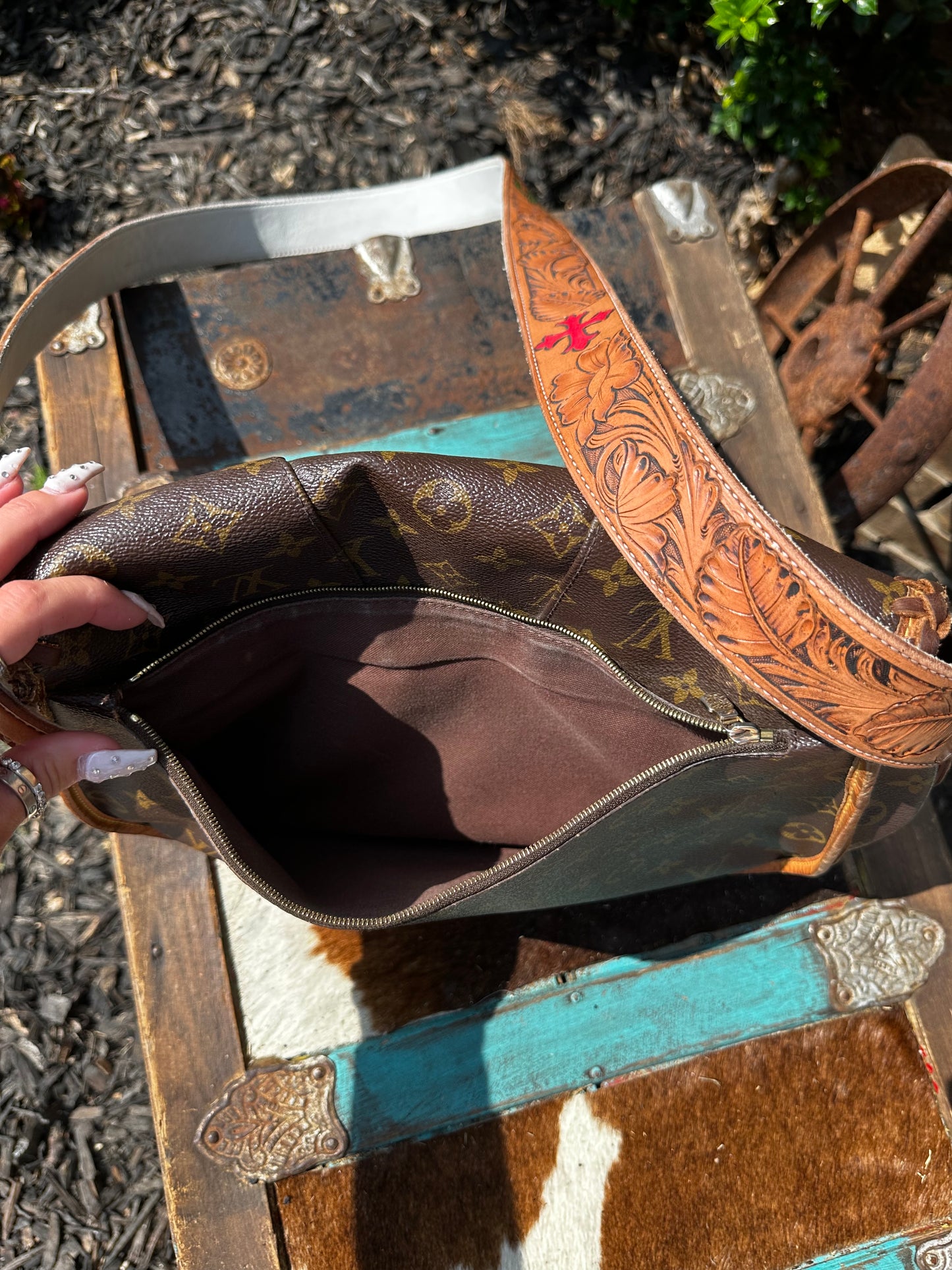 The Swoon Crossbody with custom strap!