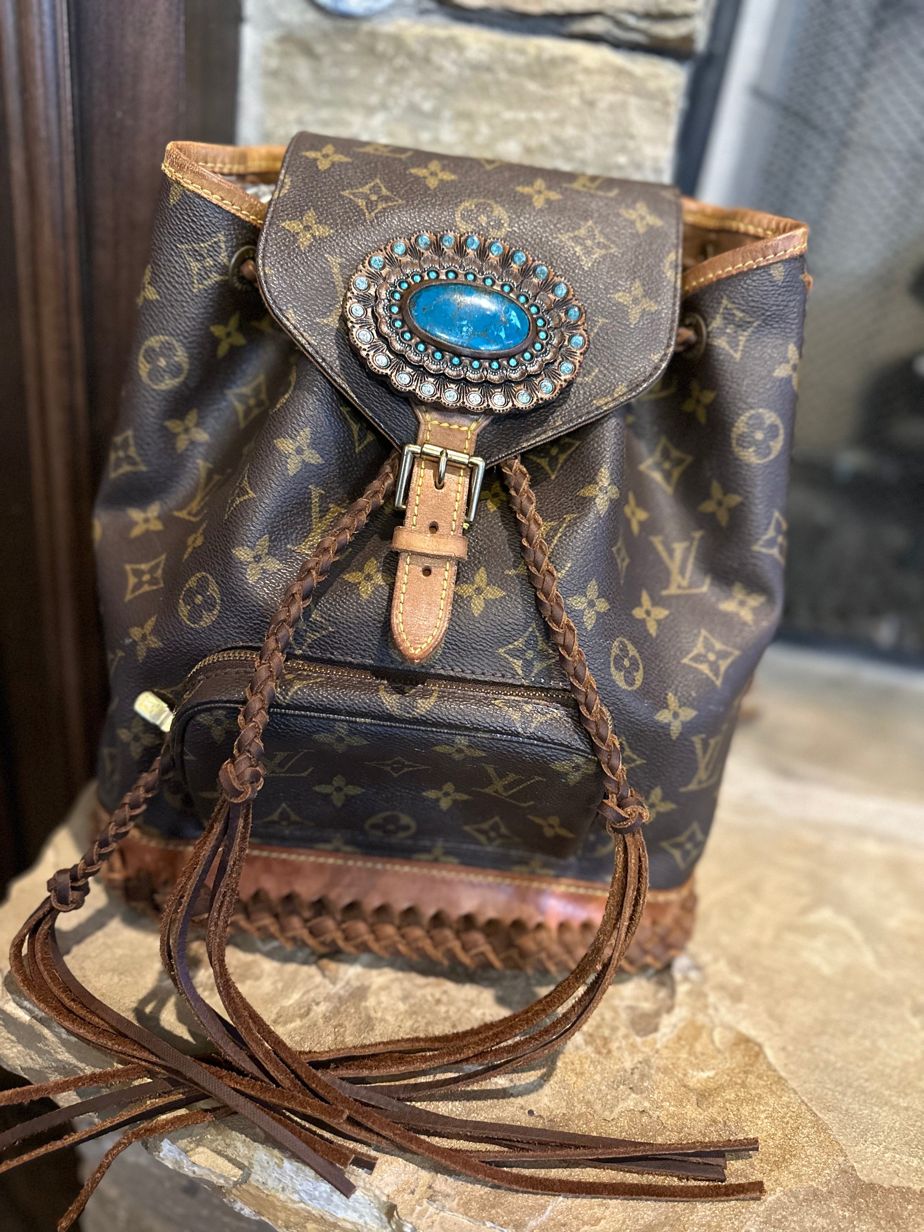 Louis vuitton fringe backpack sale