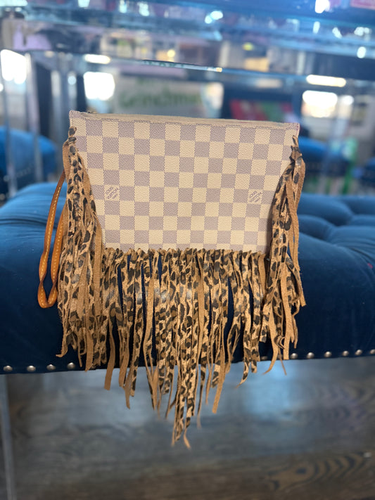 Leopard wild Azur Clutch 🤎